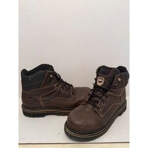 Irish Setter Mens Work Boots Brown Leather Lace Up 83662 Steel Toe EH Rated Sz 9